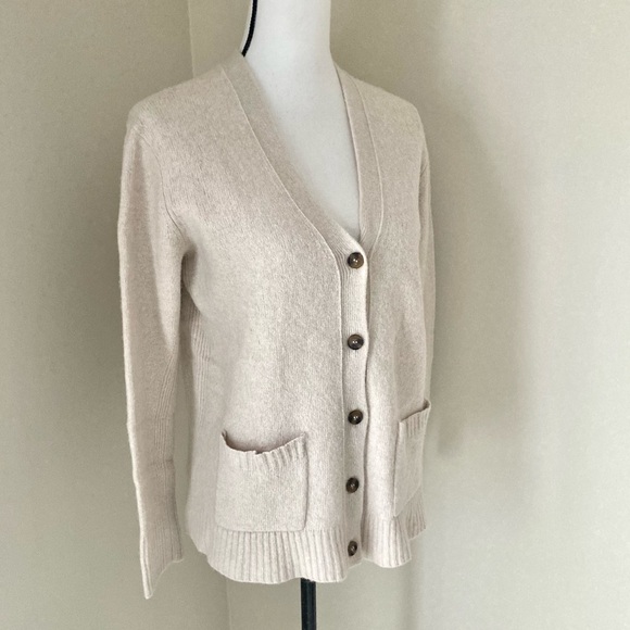 Jenni Kayne Everyday Cardigan in Oatmeal Size M - Picture 3 of 9